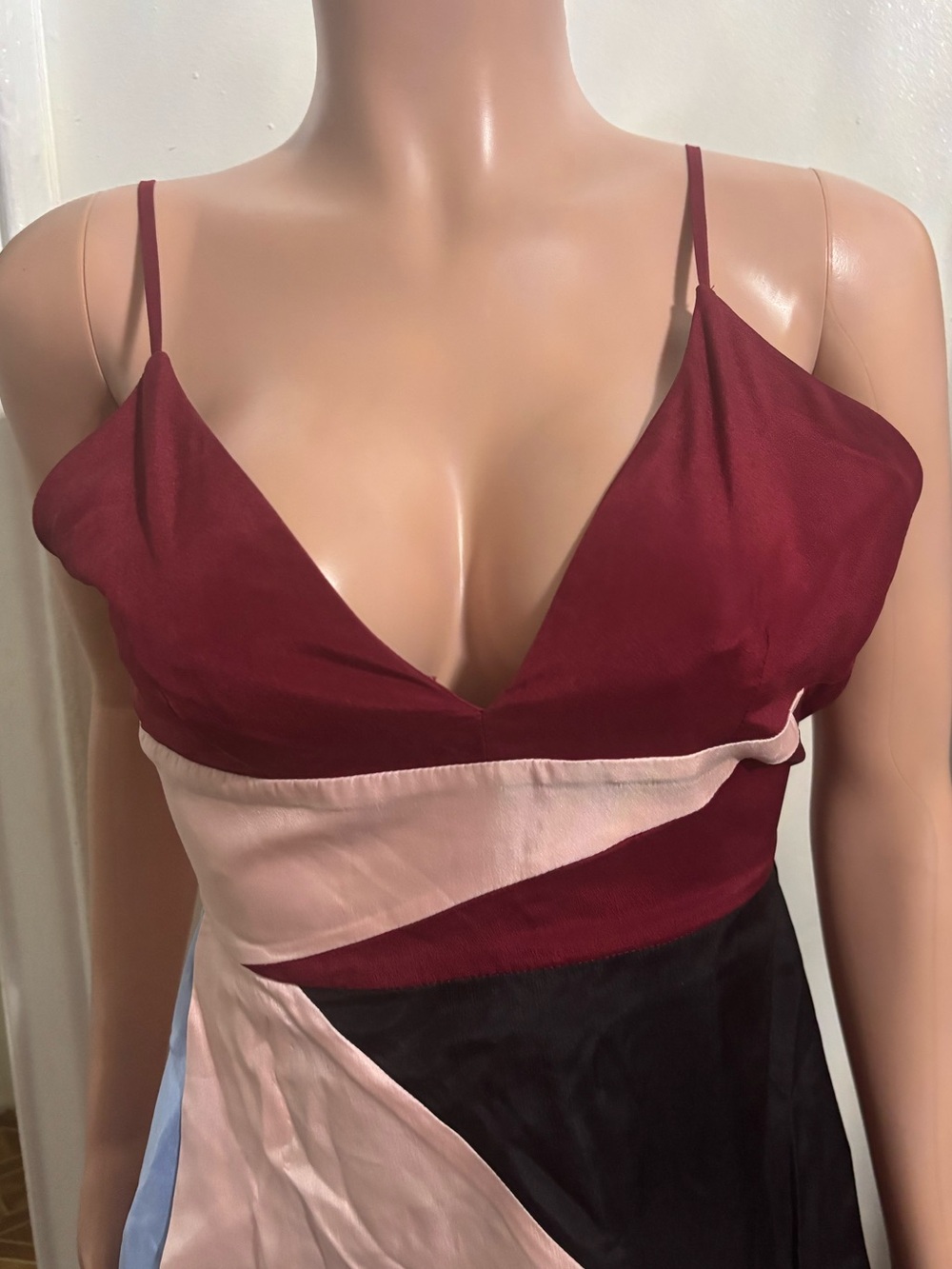 ASILIO Women’s Colorblock A-Line Mini Dress - Picture 4 of 16